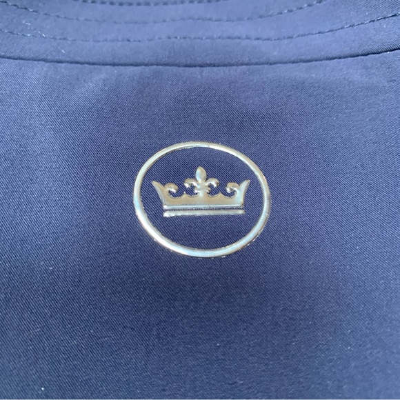 Peter Millar Vest Mens XXL 2XL Navy Blue Crown Crafted Jacket Full Zip Pockets - Picture 10 of 15